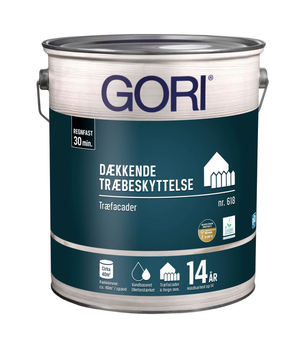 GORI 618 dækkende træbeskyttelse kridt 5 liter